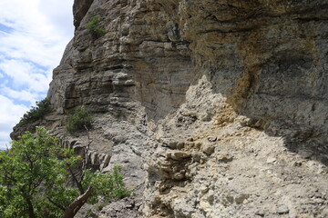 rock in the mountains