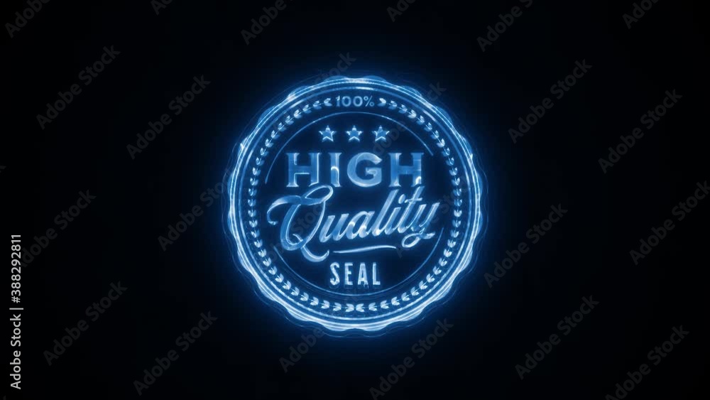 Aufkleber cyber electronics awards badge seal with texture animation/ 4k animation of a design awards quality 