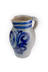 Alter Bembel für Apfelwein, typisch in Hessen