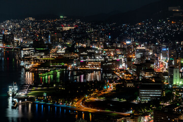 Fototapeta premium 長崎県長崎市 夜景 世界新三大夜景