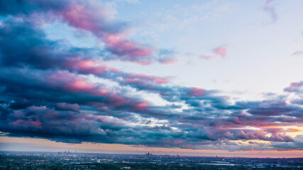 London Skyline at sunset