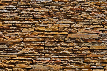 Ancient stone wall, Ouro Preto, Brazil