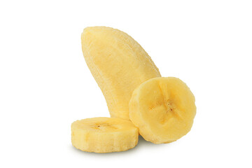 Bunch of bananas isolated on white background