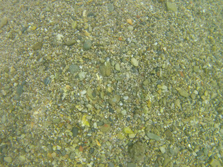 background from the bottom with small pebbles