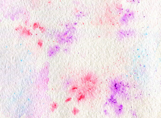 soft watercolor background with spots and paper texture
