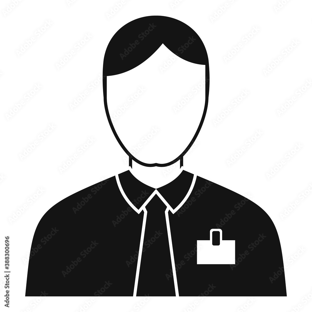 Poster internship customer icon. simple illustration of internship customer vector icon for web design isol