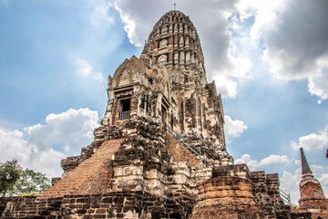 Wat  Ratchaburana  in Ayuthaya Thailand