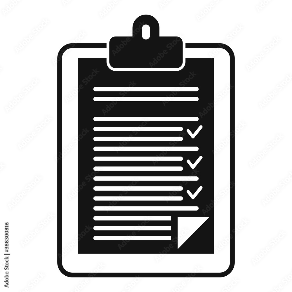 Poster internship do list icon. simple illustration of internship do list vector icon for web design isolat
