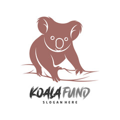 Koala logo design vector. Illustration design koala logo template. Icon Symbol © shuttersport