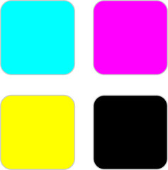 Set of color square Bottom.