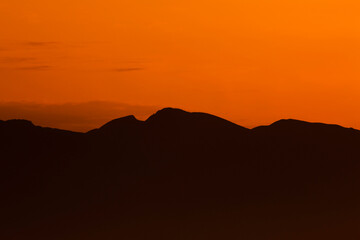 大観峰からの阿蘇の朝