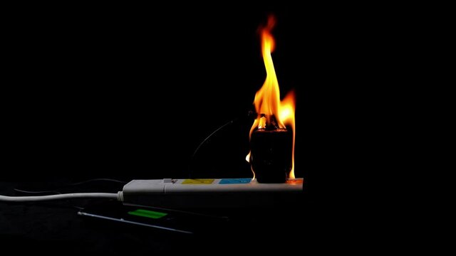 Power supply adapter burns with fire while mobile phone on recharge