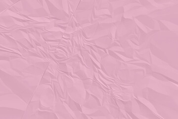 crumpled pink paper background close up