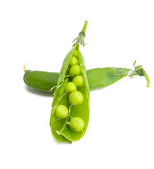 green peas isolated