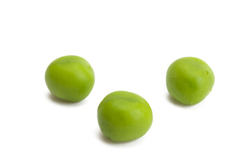 green peas isolated