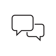 Fototapeta premium chat icon