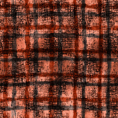 Abstract Grunge Textured Stylish Plaid Seamless Pattern Elegant Concept Perfect for Fabric Print Trendy Fashion Colored Design
