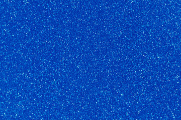 Blue glitter bokeh circle glow blurred and blur abstract. Glittering shimmer bright luxury . White and silver glisten twinkle for texture wallpaper and background backdrop.
