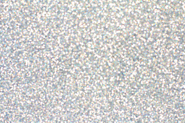 White and grey glitter bokeh circle glow blurred and blur abstract. Glittering shimmer bright...