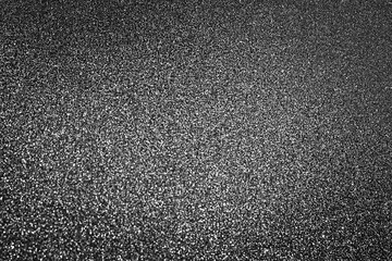 Black glitter bokeh circle glow blurred and blur abstract. Glittering shimmer bright luxury . White and silver glisten twinkle for texture wallpaper and background backdrop.
