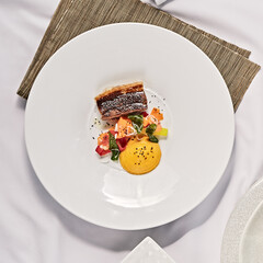 Beautiful and tasty food on a plate