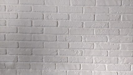 white brick wall