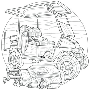 944 Best Golf Bag Cartoon Images Stock Photos Vectors Adobe Stock