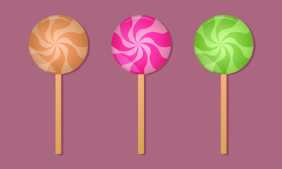 A set of Christmas candies