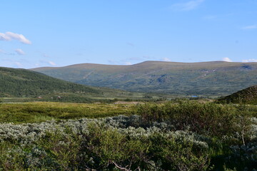 landscape with mountains