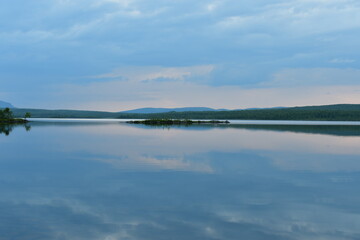 lake and sky