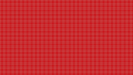 Abstract geometric square cross lines pattern on red color background