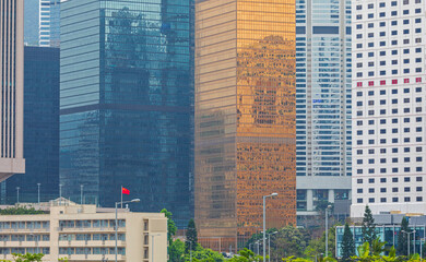Golden Skyscraper Hong Kong