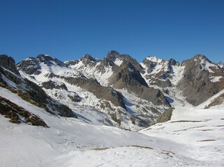 Obraz premium snow covered mountains