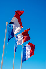 french flag against sky