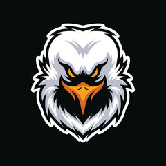 Eagle logo for a sport team Premium Vector