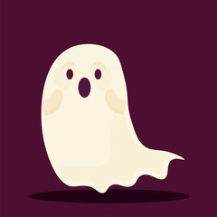 Halloween ghost cartoon