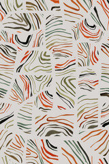 Abstract graphic pattern. Art ink zebra background for textiles, fabrics, Souvenirs, packaging, greeting cards and other designs.