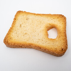 les trous dans la biscotte