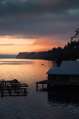 sunrise  on the sound