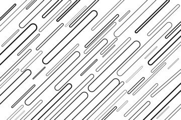 Geometric black and white lined pattern monochrome vector design. Striped lines motion, minimalist simple modern design for advertising and commercial. Placard, wallpaper, banner and flyer design