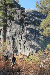 hiker in the mountain