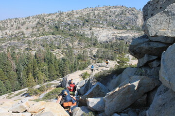 trail in the mountains