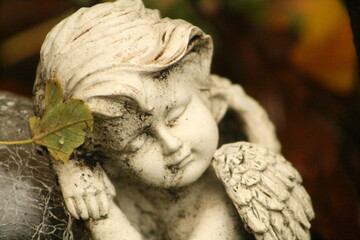 Girl stone angel