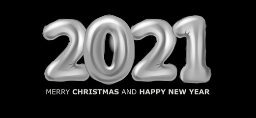 Lettering for fashionable cover designs for new year and Christmas holidays. Christmas invitation template with magic glitter movement.