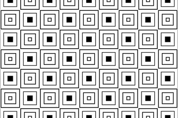 Ornament with elements of black and white colors.