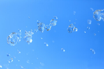 Fototapeta premium 青空と噴水