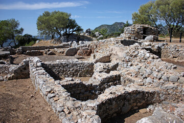 Termas de la ciudad romana de Ocuri en Ubrique, provincia de Cádiz España