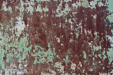 Rust texture for graphic design. Weathered steel backdrop. Stained iron sheet background.