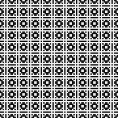 Fototapeta premium Abstract Cross Pattern Dots Logo generative computational art illustration