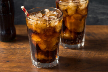 Refreshing Cold Dark Cola Soft Drink
